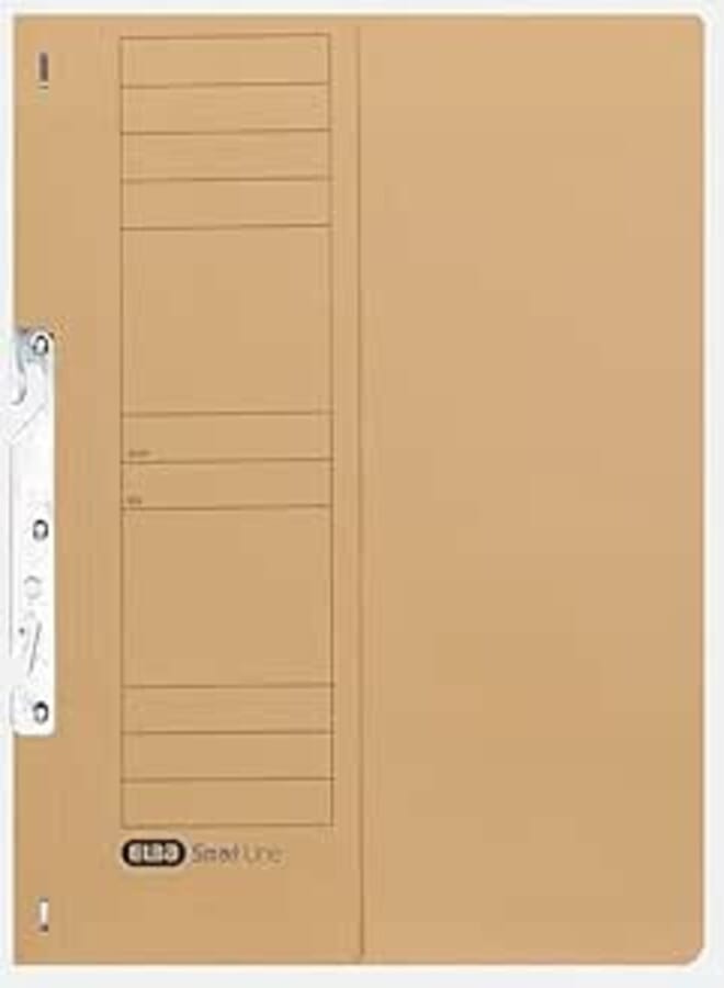 Elba 22005 Set of 20, Manilla Folder with Zipper,BEIJ